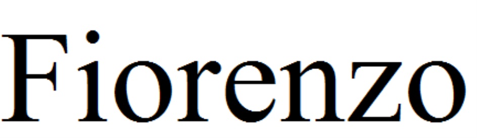 FIORENZO
