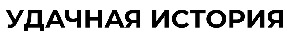 УДАЧНАЯ ИСТОРИЯ