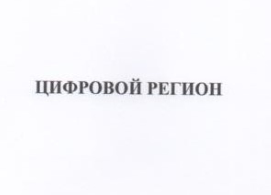 ЦИФРОВОЙ РЕГИОН