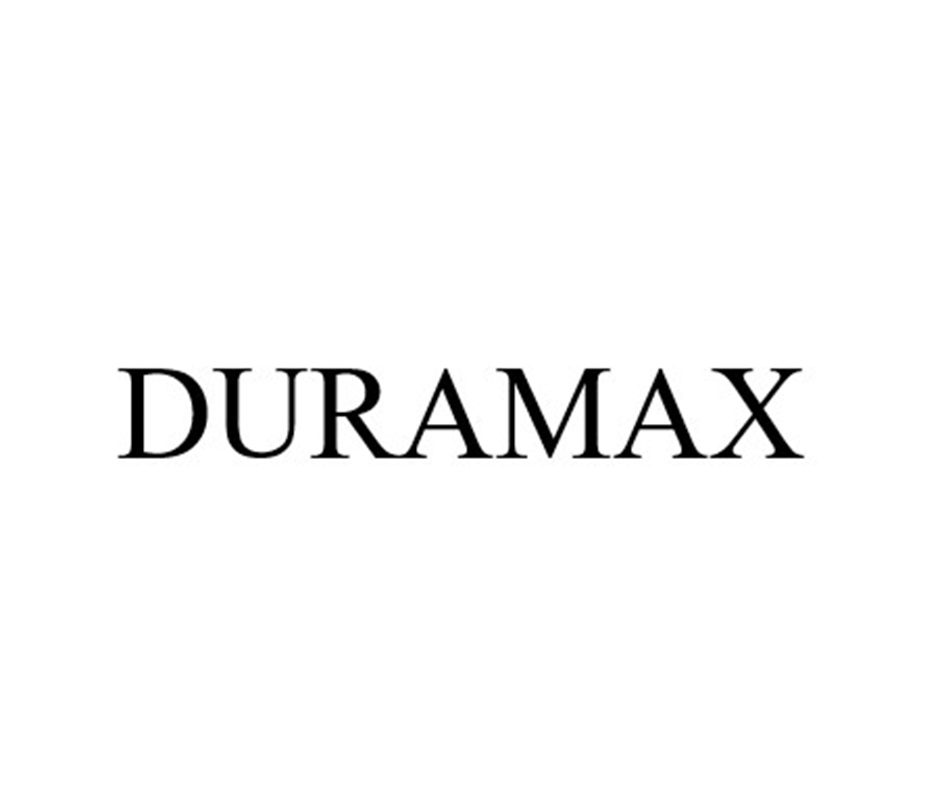 Словесное обозначение DURAMAX (читается как Дюрамакс ) выполненное латиницей стандартным шрифтом черного цвета заглавными буквами